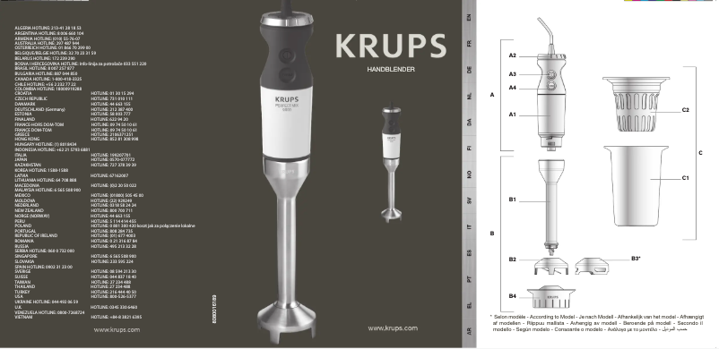 Page 1 de la notice Manuel utilisateur Krups Perfect Mix 9000 Pro+ HZ5081