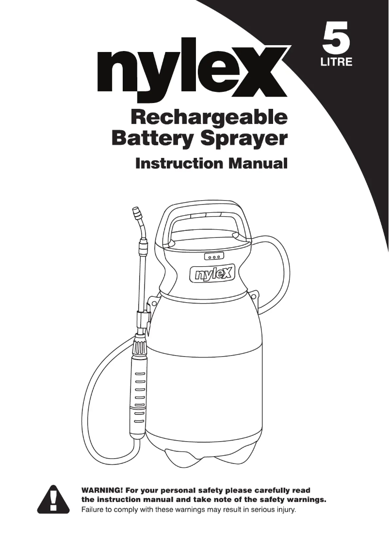Image de la première page du manuel de l'appareil Rechargeable Battery Sprayer