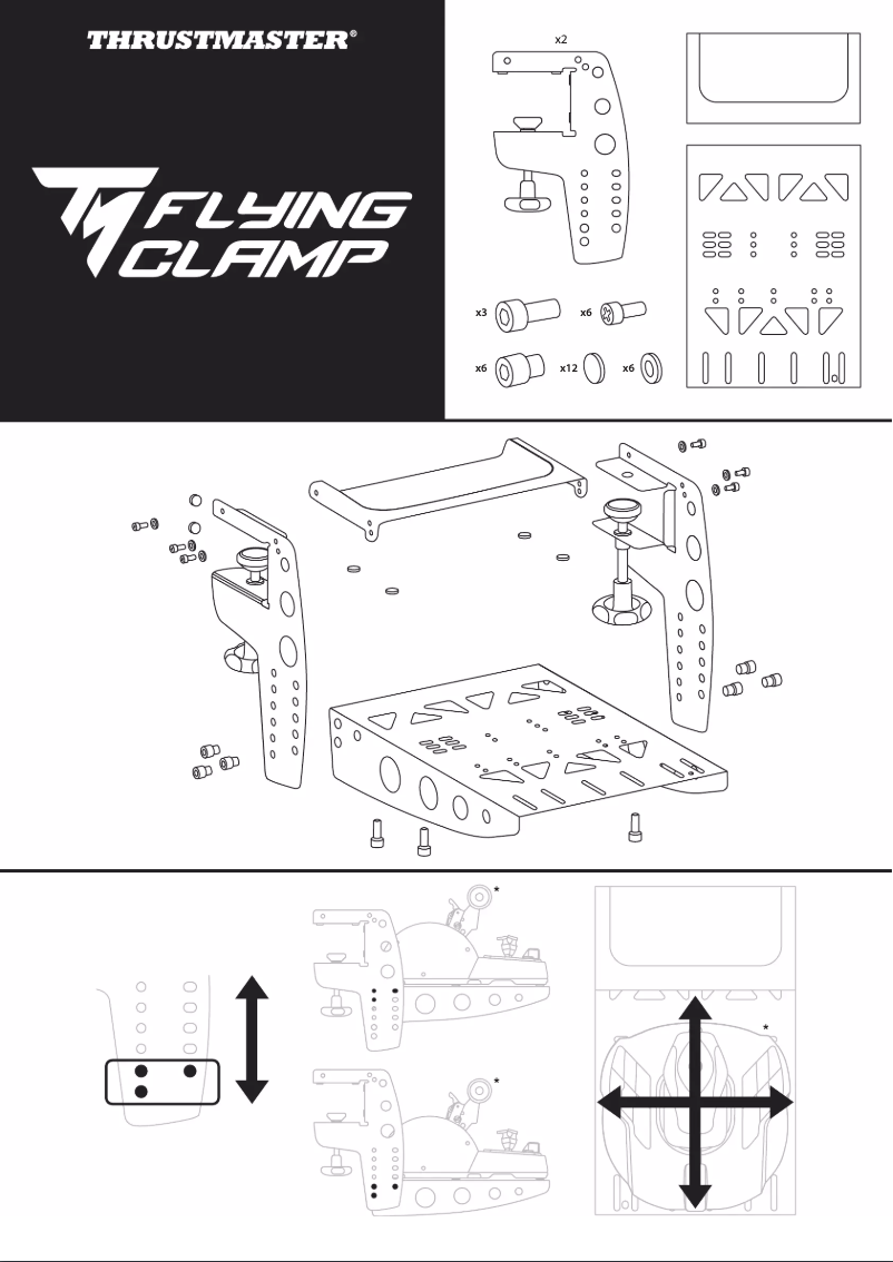 Page n°1 - Manuel utilisateur Thrustmaster TM Flying Clamp