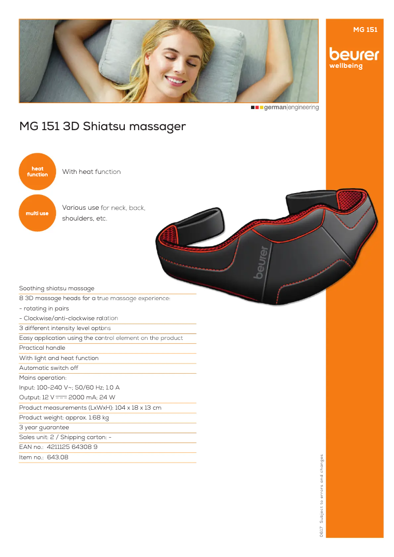 Image de la première page du manuel de l'appareil MG 151