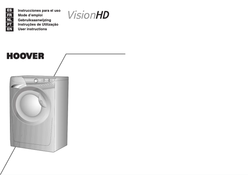Page 1 de la notice Manuel utilisateur Hoover VHD 810/1-04S