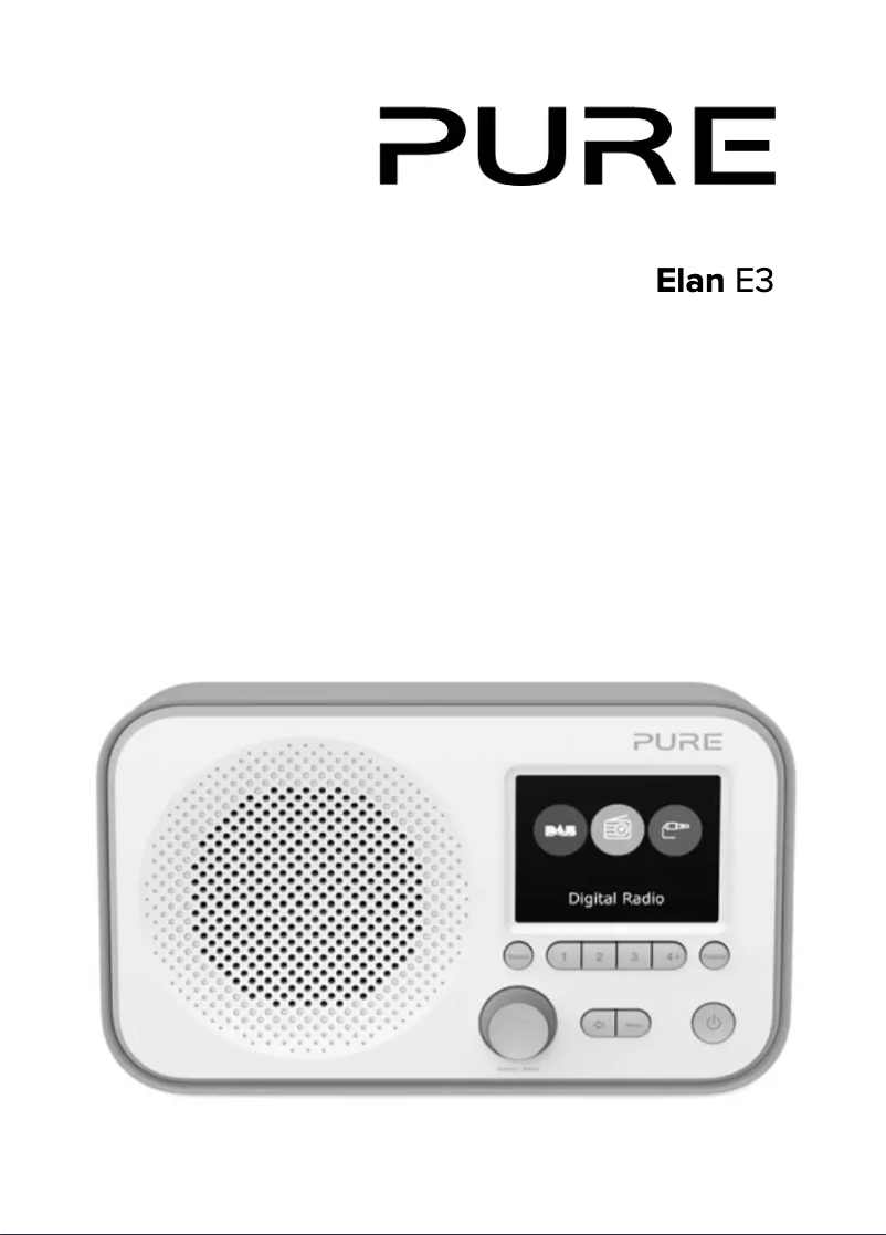 Image de la première page du manuel de l'appareil Elan E3