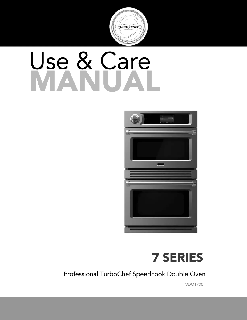 Page 1 of the manual Use and Maintenance Manual Viking VDOT730SS