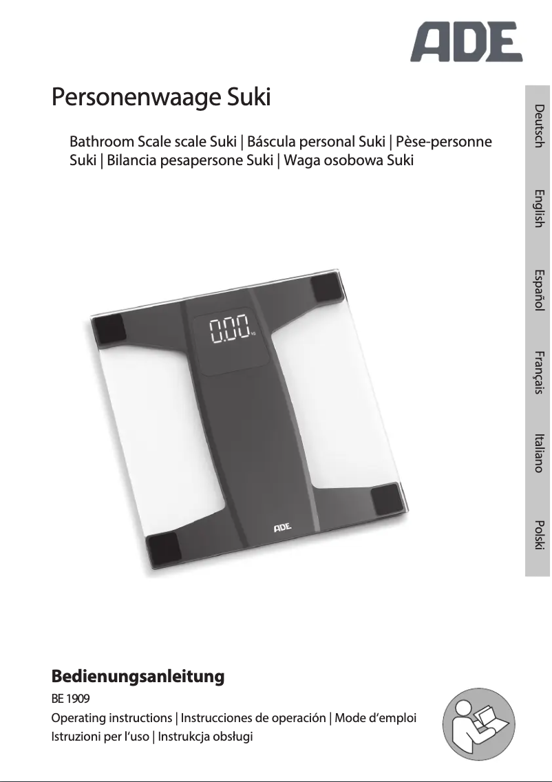 Page n°1 - Manuel utilisateur ADE Suki BE 1909