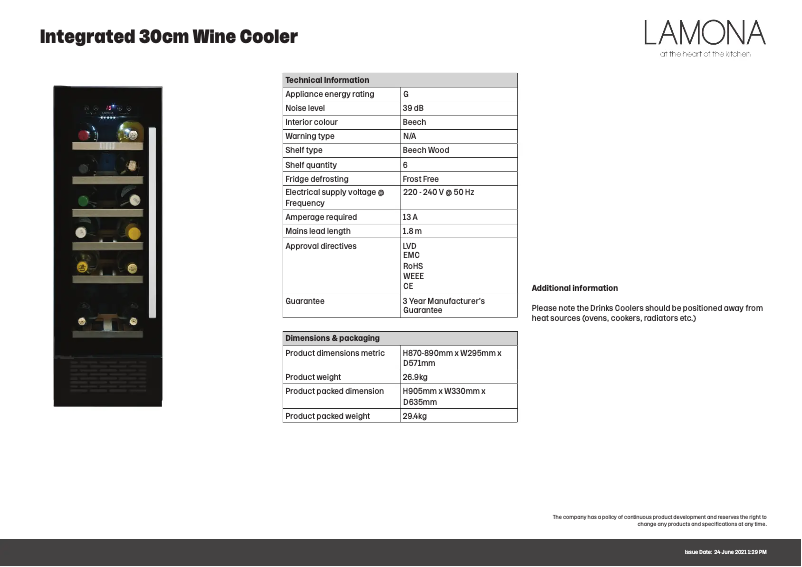 Image de la première page du manuel de l'appareil LAM6913