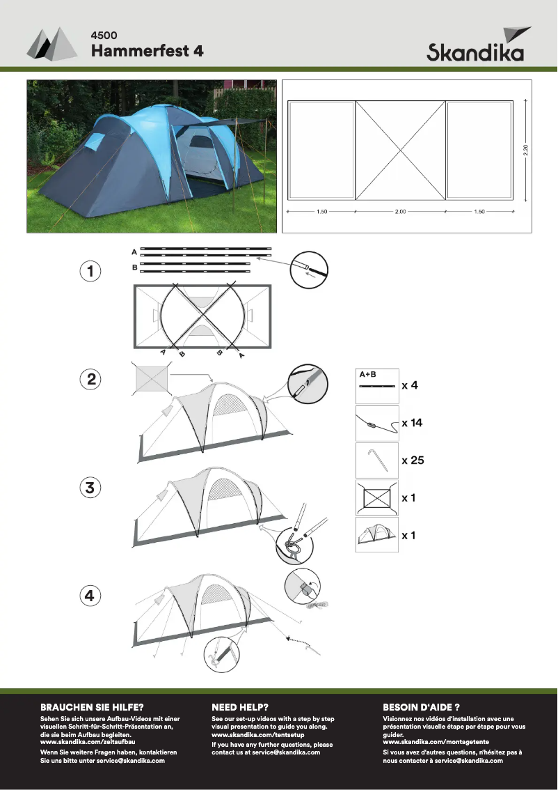 Page n°1 - Manuel utilisateur Skandika Hammerfest 4