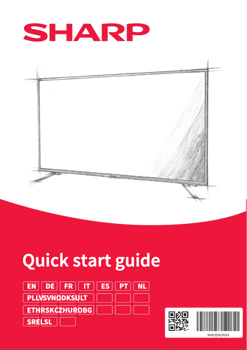 Page n°1 - Manuel utilisateur Sharp 32EE4E