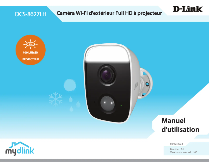 Page 1 de la notice Manuel utilisateur D-Link DCS-8627LH