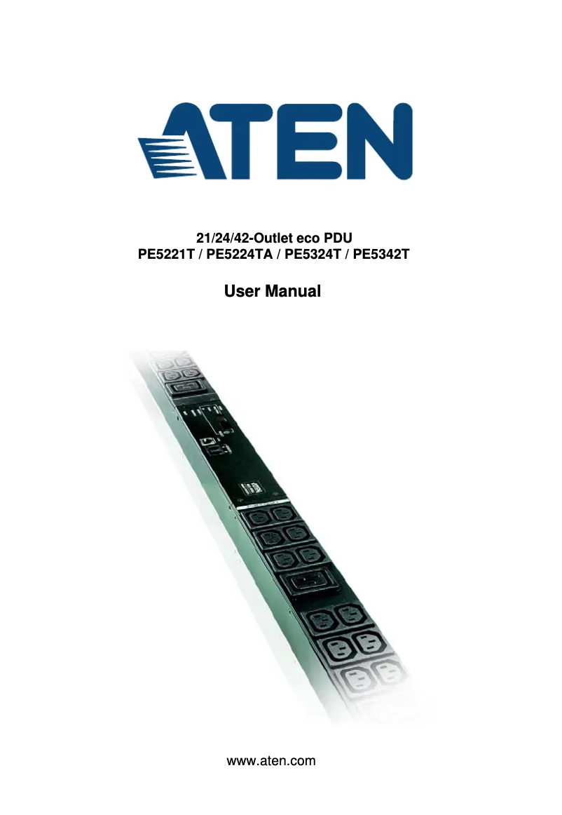 Page 1 de la notice Manuel utilisateur ATen PE5342TG