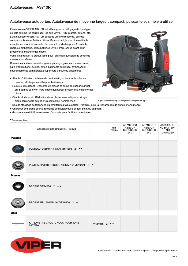 Imagen de la primera página del manual del dispositivo Viper AS710