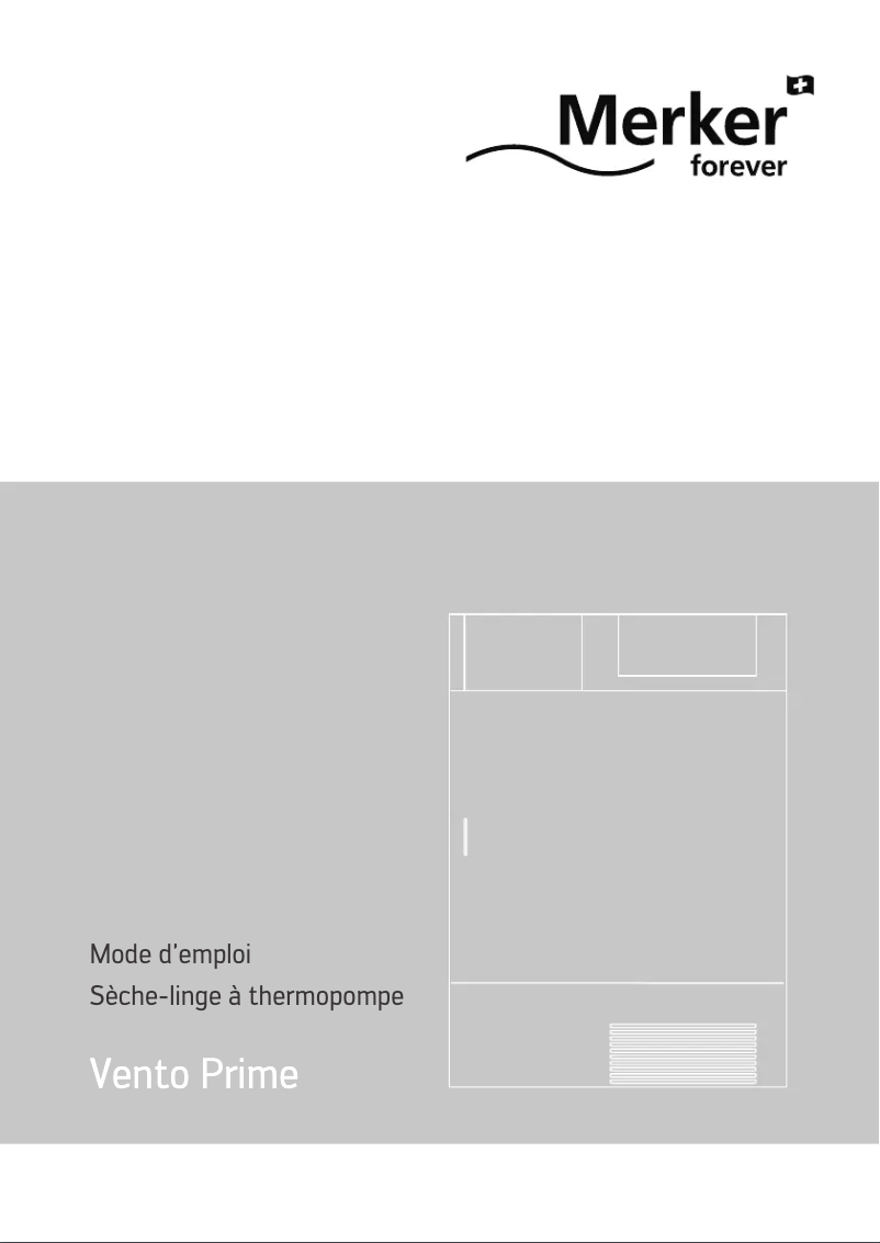 Page n°1 - Manuel utilisateur Merker Vento Prime