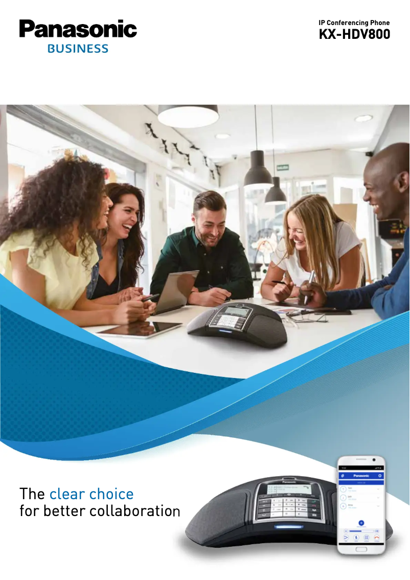 Image de la première page du manuel de l'appareil KX-HDV800