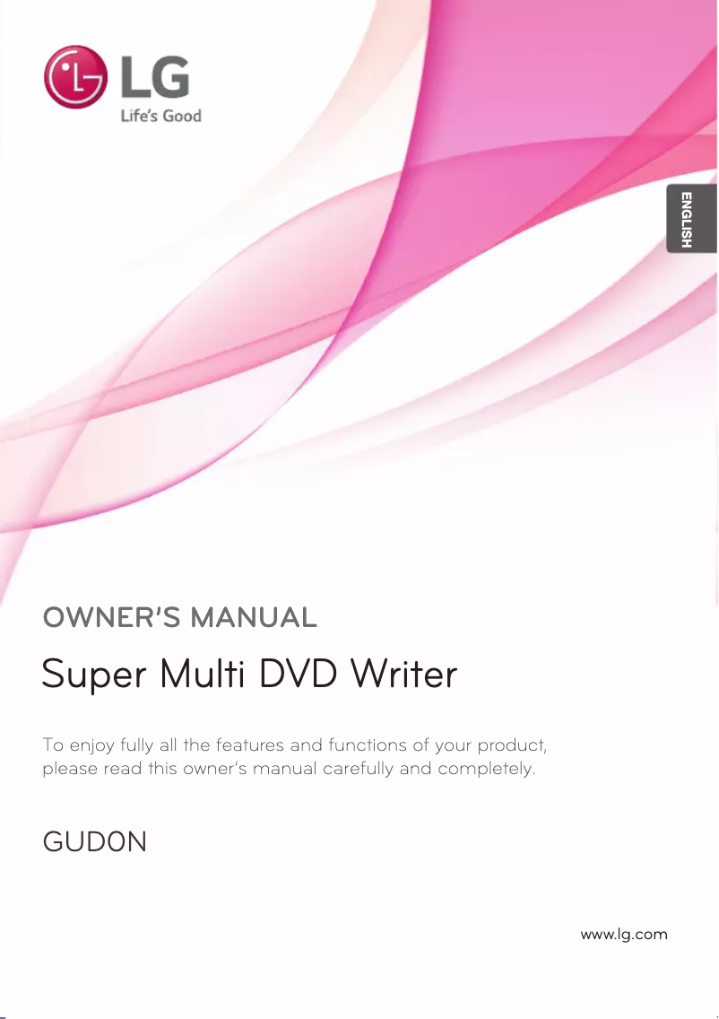 Page n°1 - Manuel utilisateur LG GUD0N