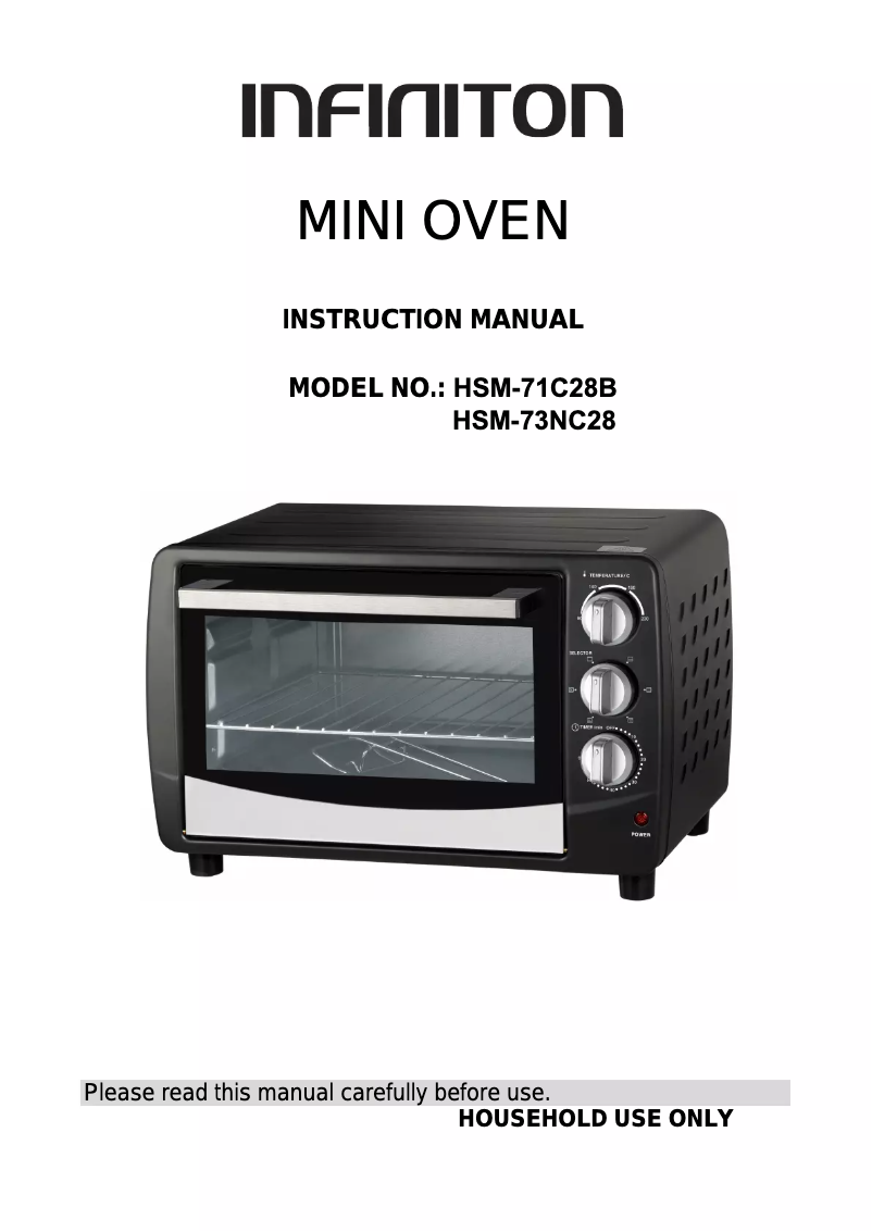 Imagen de la primera página del manual del dispositivo HSM-73NC28