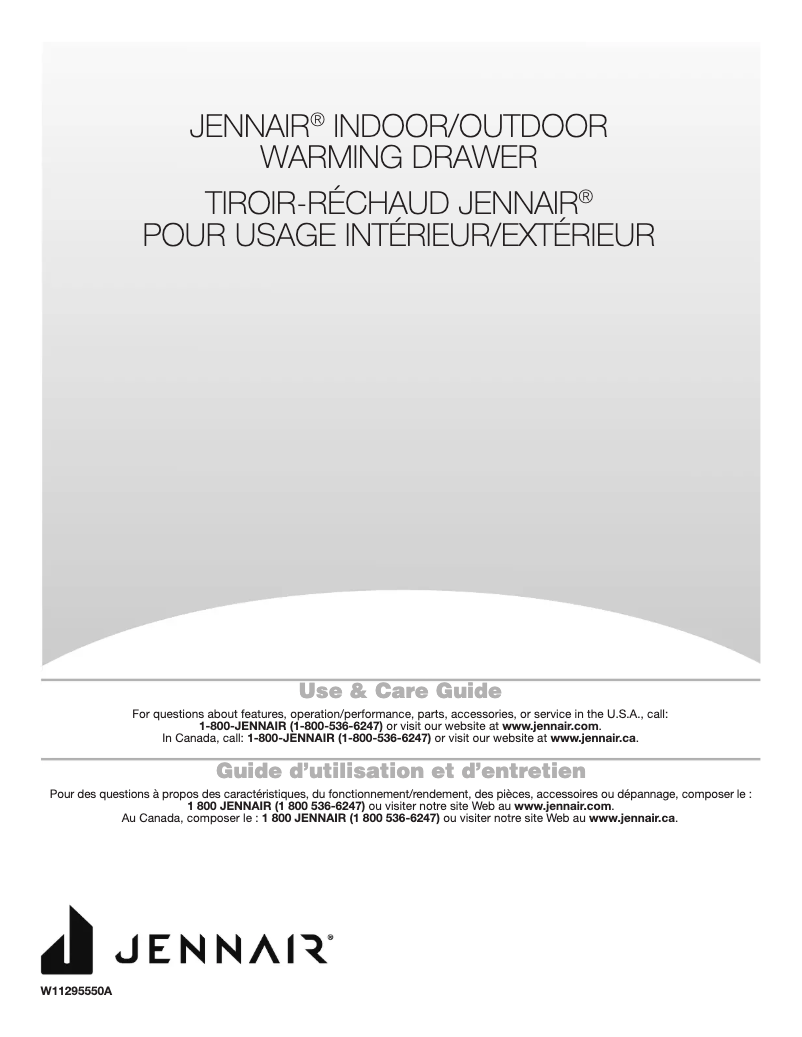 Page n°1 - Manuel utilisateur JennAir JJD3027IM