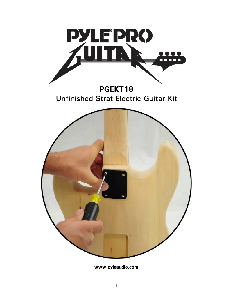 Page 1 of the manual User Manual Pyle PGEKT18