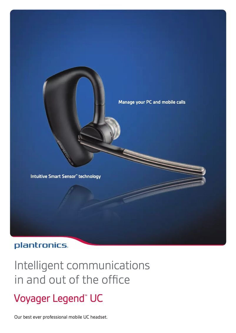 Page n°1 - Manuel utilisateur Insmat Voyager Legend UC B235-M Lync