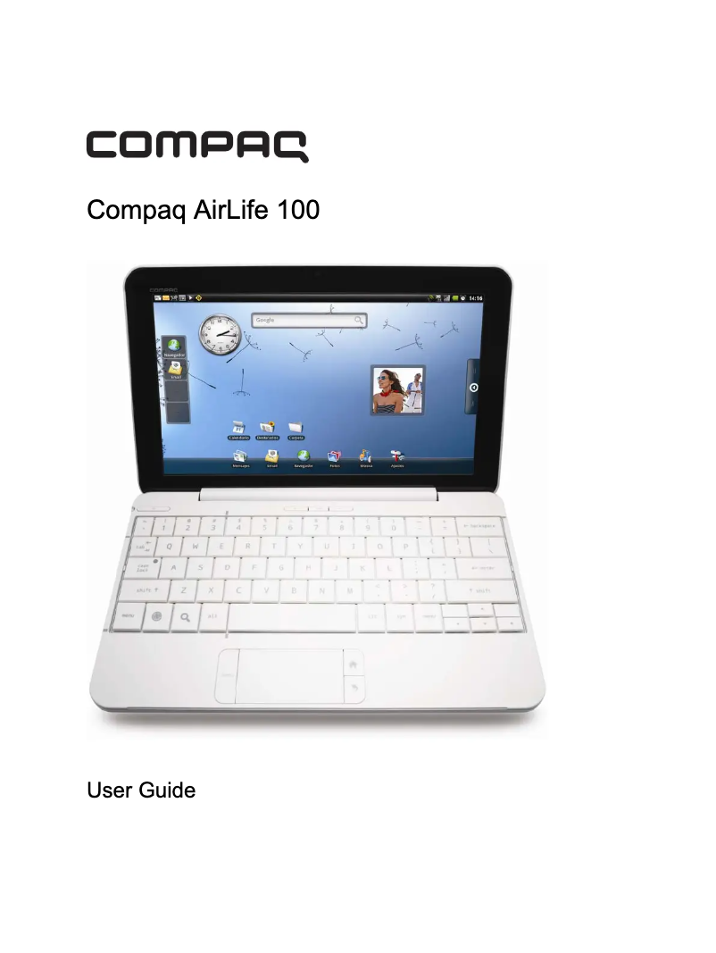Image de la première page du manuel de l'appareil Compaq Airlife 100