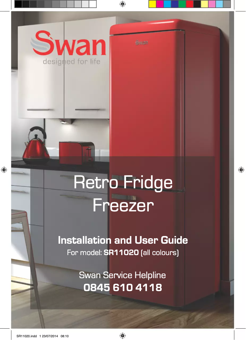 Page n°1 - Manuel utilisateur Swan SR11020RN