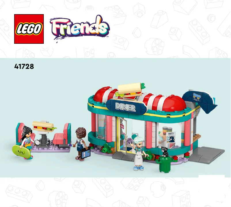 Page n°1 - Manuel utilisateur Lego Friends 41728