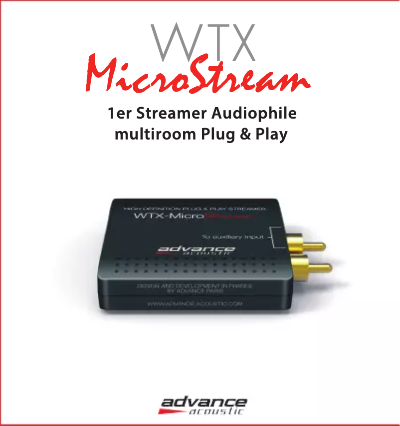 Image de la première page du manuel de l'appareil WTX-MicroStream