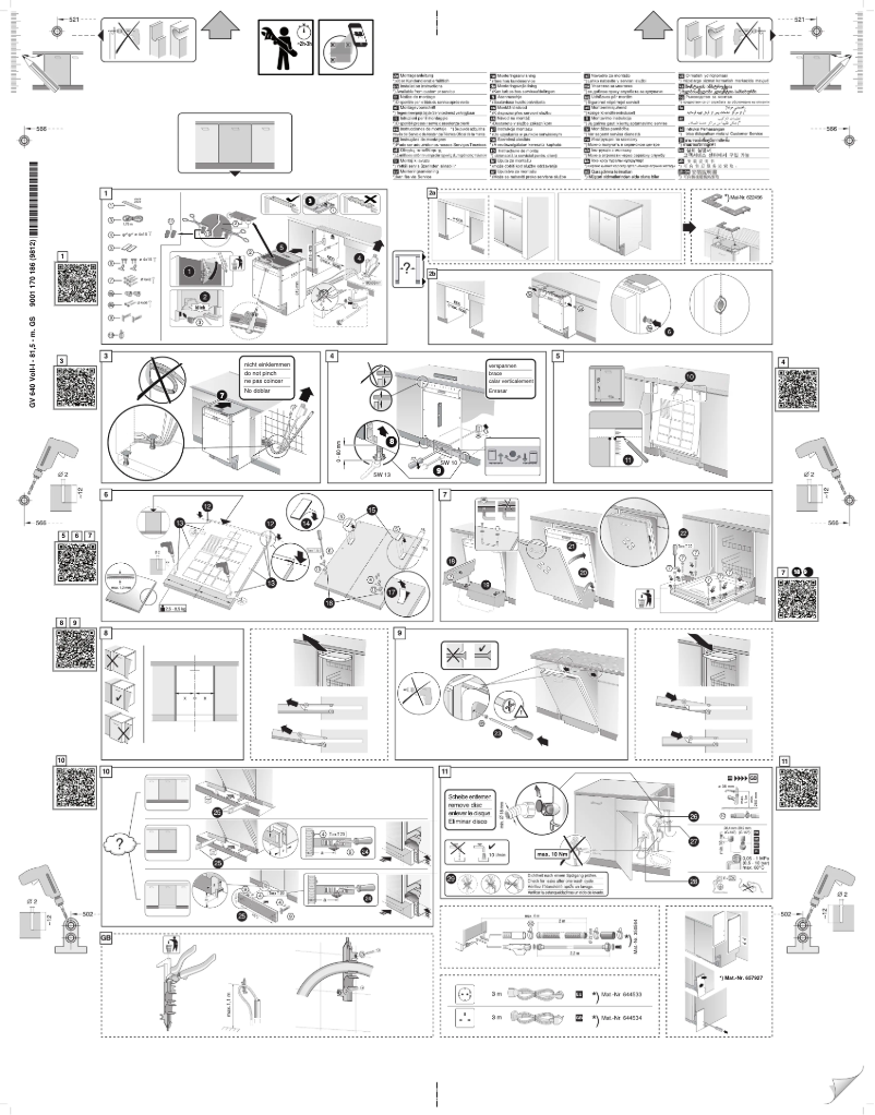 Image de la première page du manuel de l'appareil SMV85M90DE