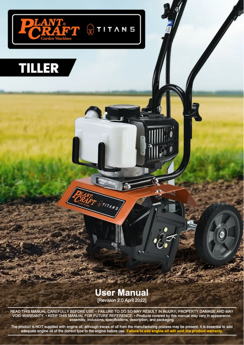 Image de la première page du manuel de l'appareil Titan 5