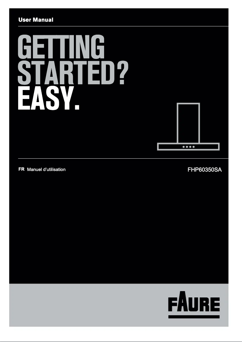 Page n°1 - Manuel utilisateur Faure FHP60350SA