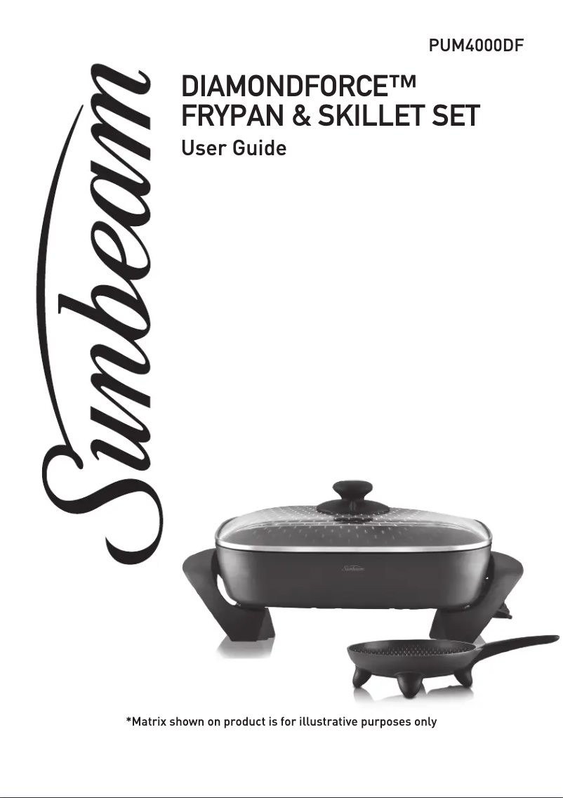 Page 1 of the manual User Manual Sunbeam DiamondForce PUM4000DF