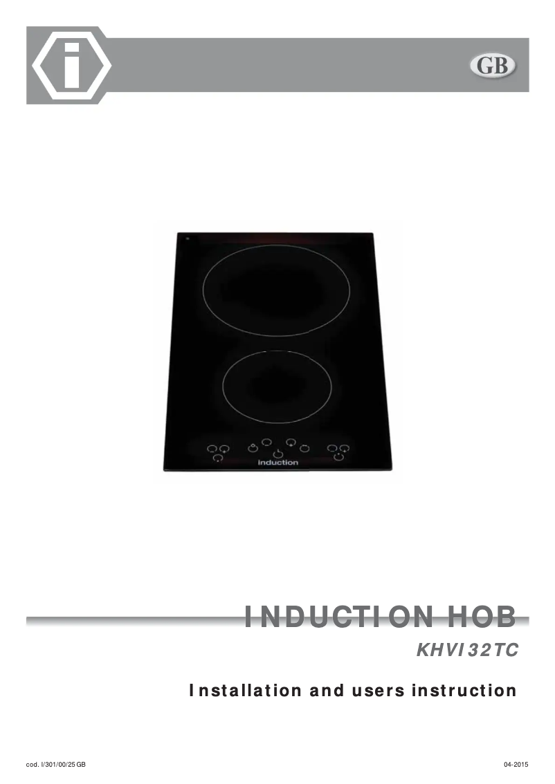 Page n°1 - Manuel utilisateur Ilve KHVI32TC