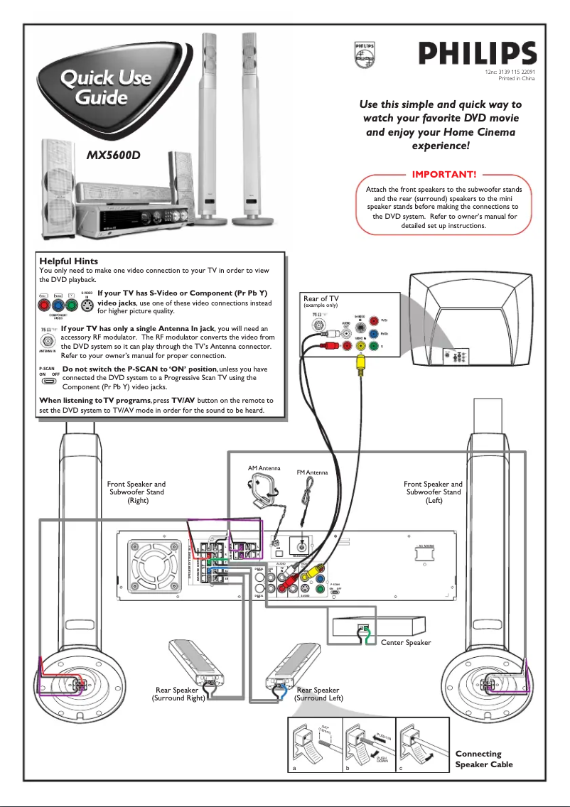 Imagen de la primera página del manual del dispositivo MX5600D