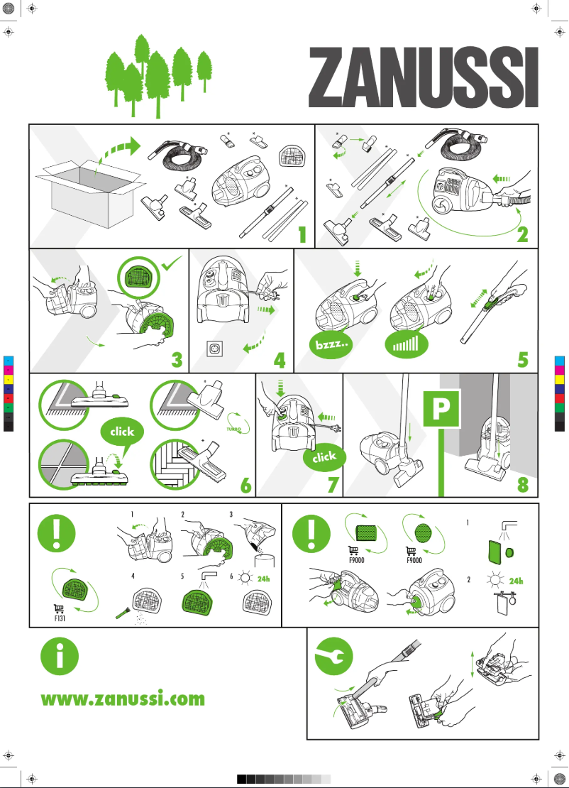 Page 1 de la notice Manuel utilisateur Zanussi ZAN2310