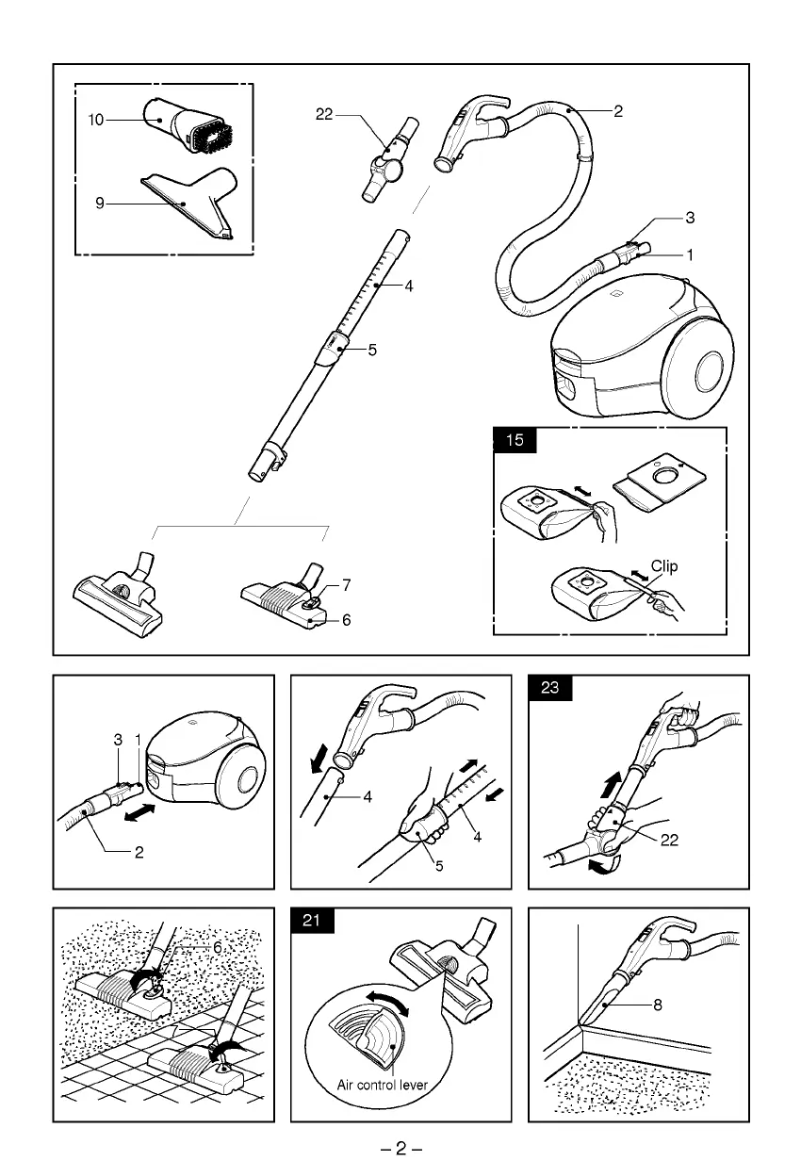 Page 1 de la notice Manuel utilisateur LG V-C4258HE
