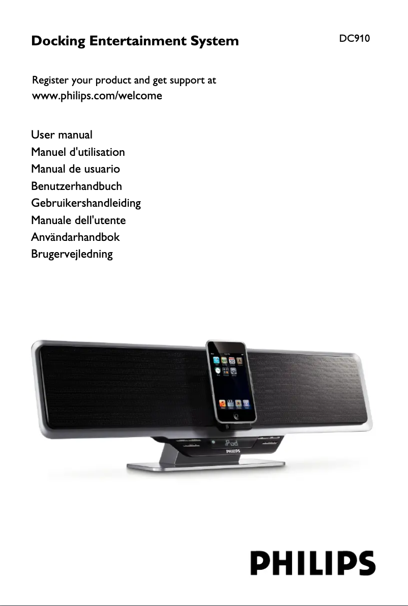 Image de la première page du manuel de l'appareil DC910