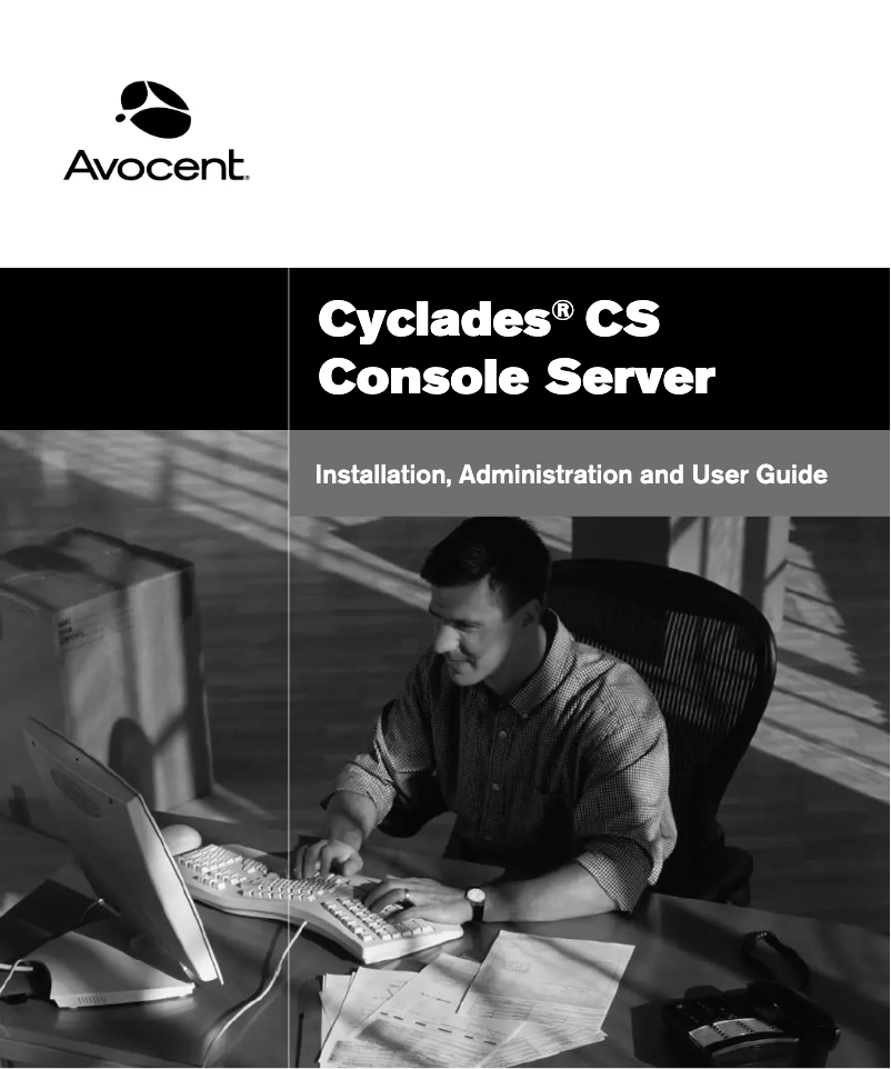 Page 1 de la notice Manuel utilisateur Avocent CCS4008-001