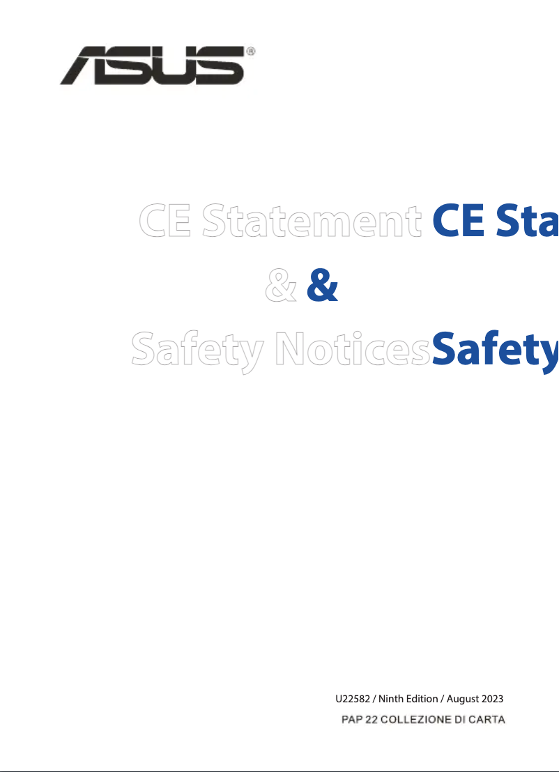 Image de la première page du manuel de l'appareil TUF Gaming TUF-AX5400