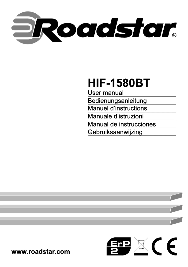 Page n°1 - Fiche technique Roadstar HIF-1580BT