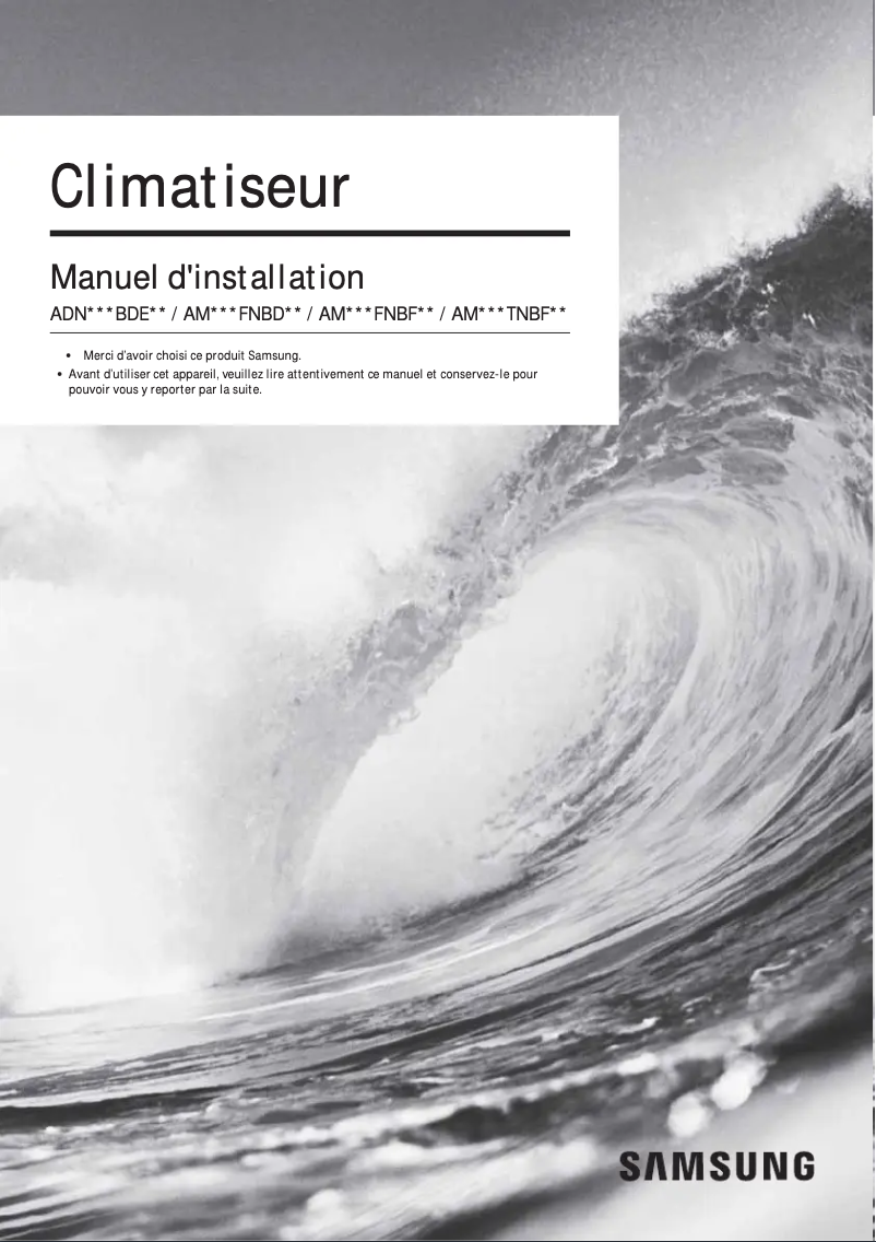 Image de la première page du manuel de l'appareil AM160FNBDEH/EU