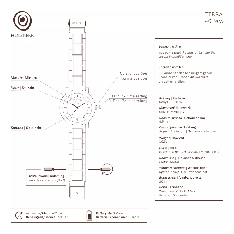 Page n°1 - Manuel utilisateur Holzkern Eisriese