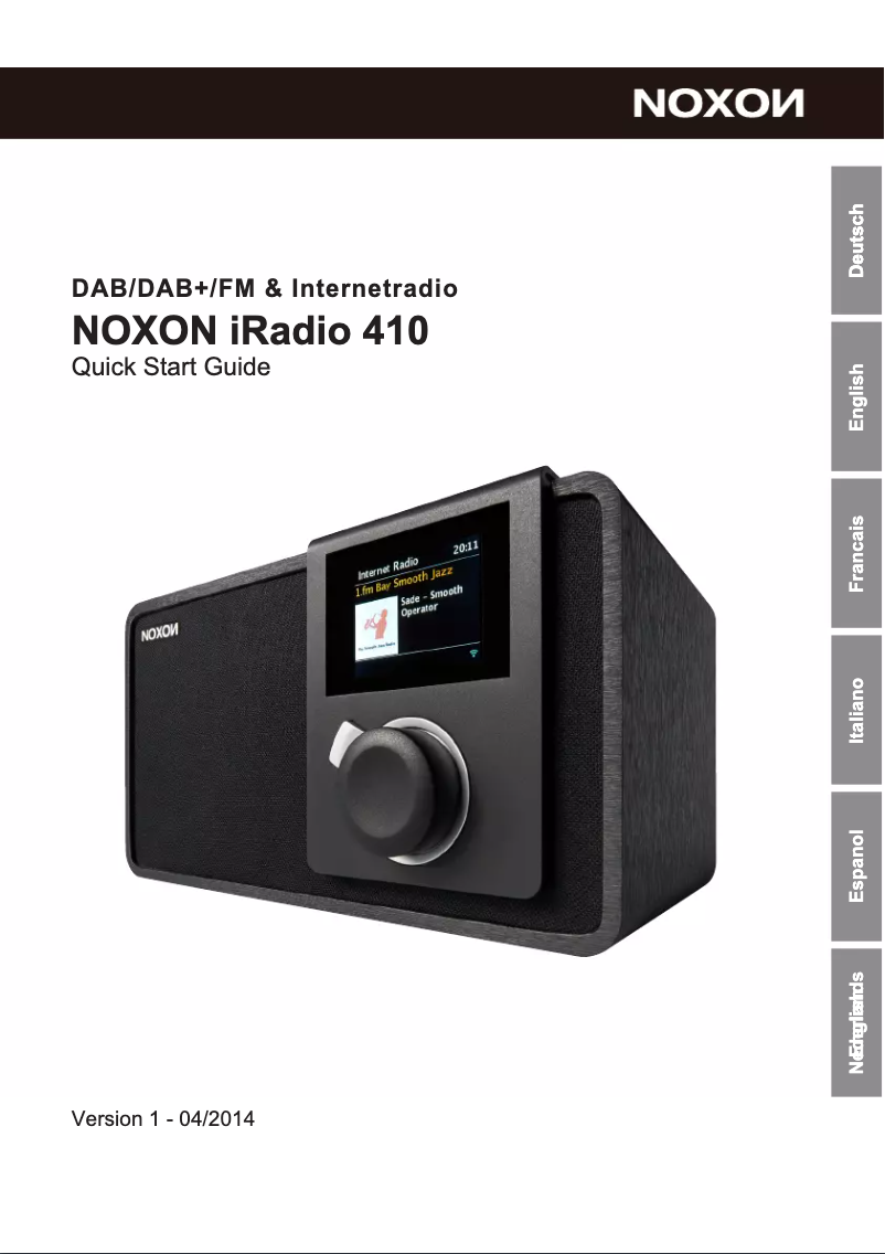 Página 1 del manual Manual de usuario Noxon iRadio 410