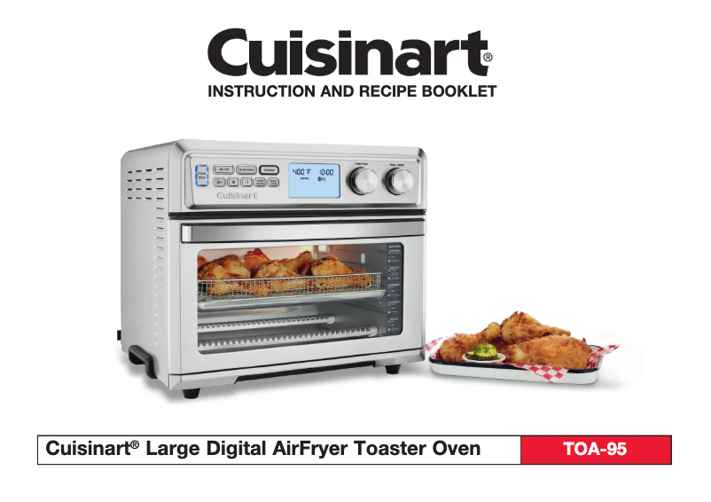 Page 1 de la notice Manuel utilisateur Cuisinart AirFryer TOA-95