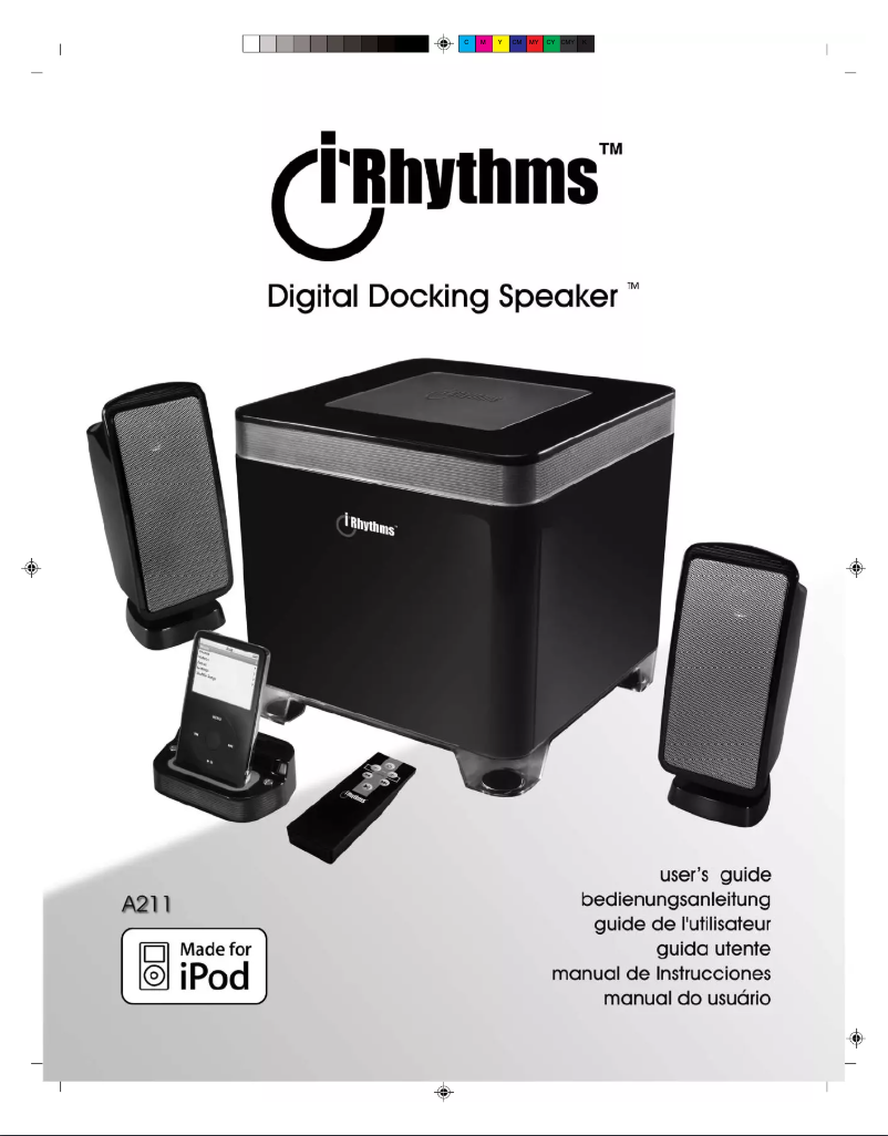 Page n°1 - Manuel utilisateur Cyber Acoustics iRhythms A211