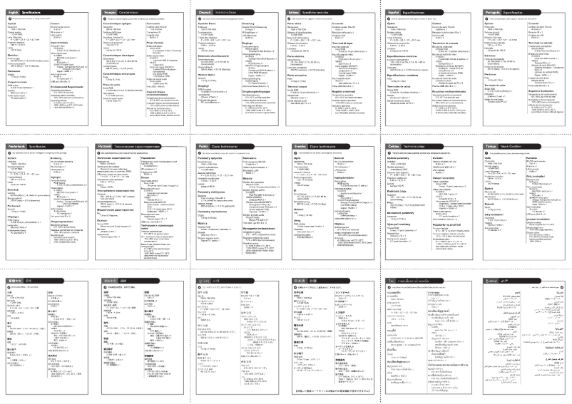 Page n°1 - Guide de démarrage rapide BenQ MX570