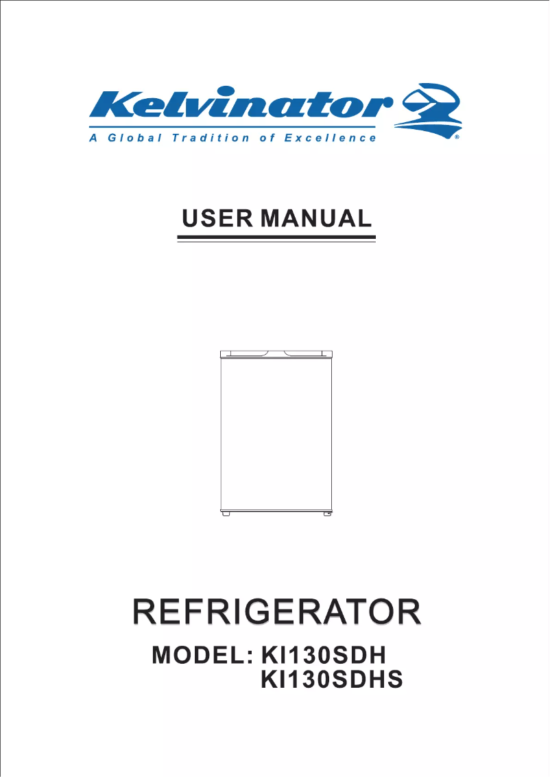 Page n°1 - Manuel utilisateur Kelvinator KI130SDH