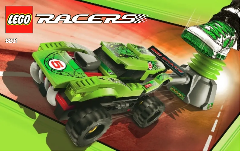 Page n°1 - Manuel utilisateur Lego Racers 8231