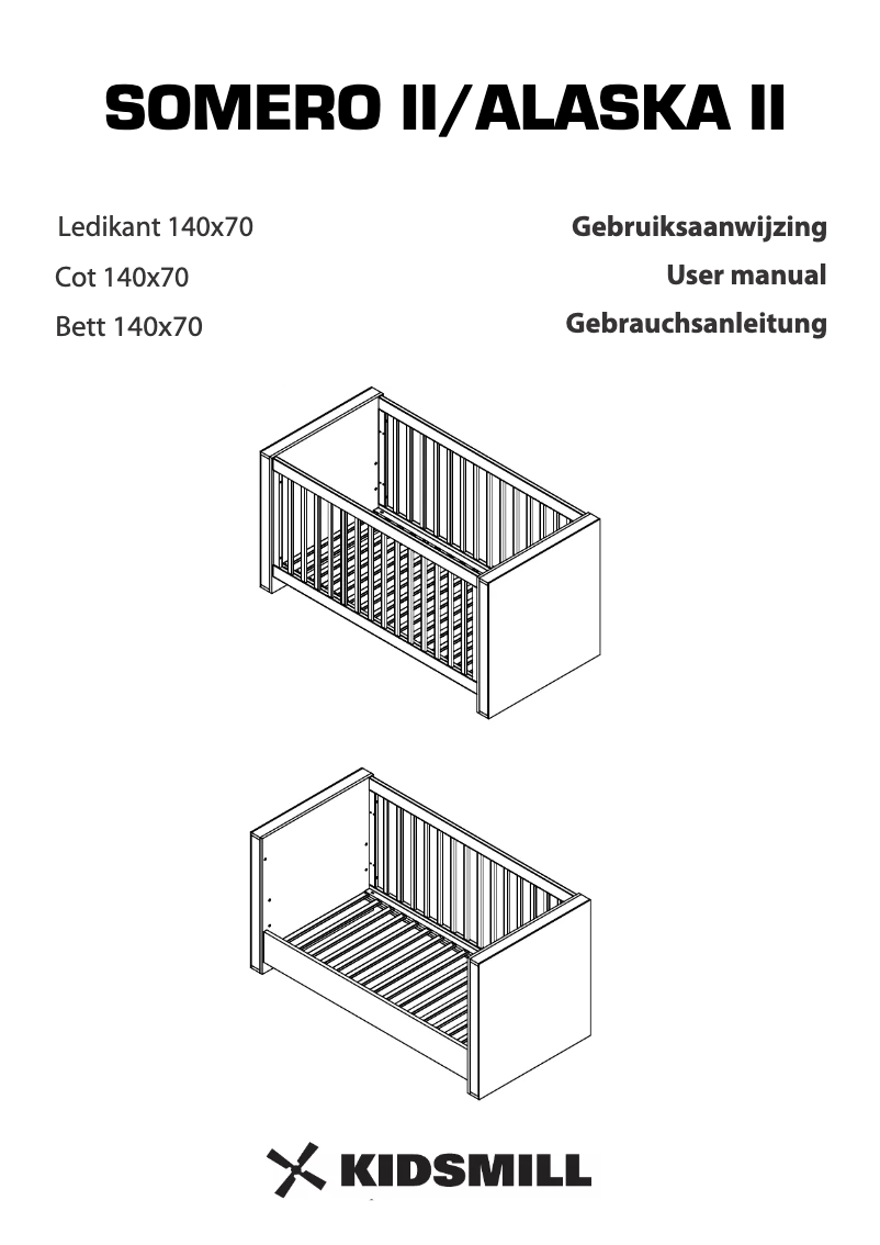 Page 1 de la notice Manuel utilisateur Kidsmill Alaska II