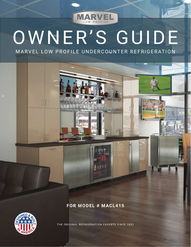 Page 1 de la notice Manuel utilisateur Marvel MACP215IS01B