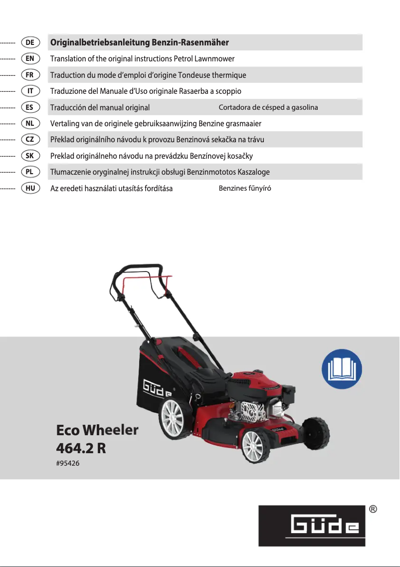 Image de la première page du manuel de l'appareil ECO WHEELER 464.2 R