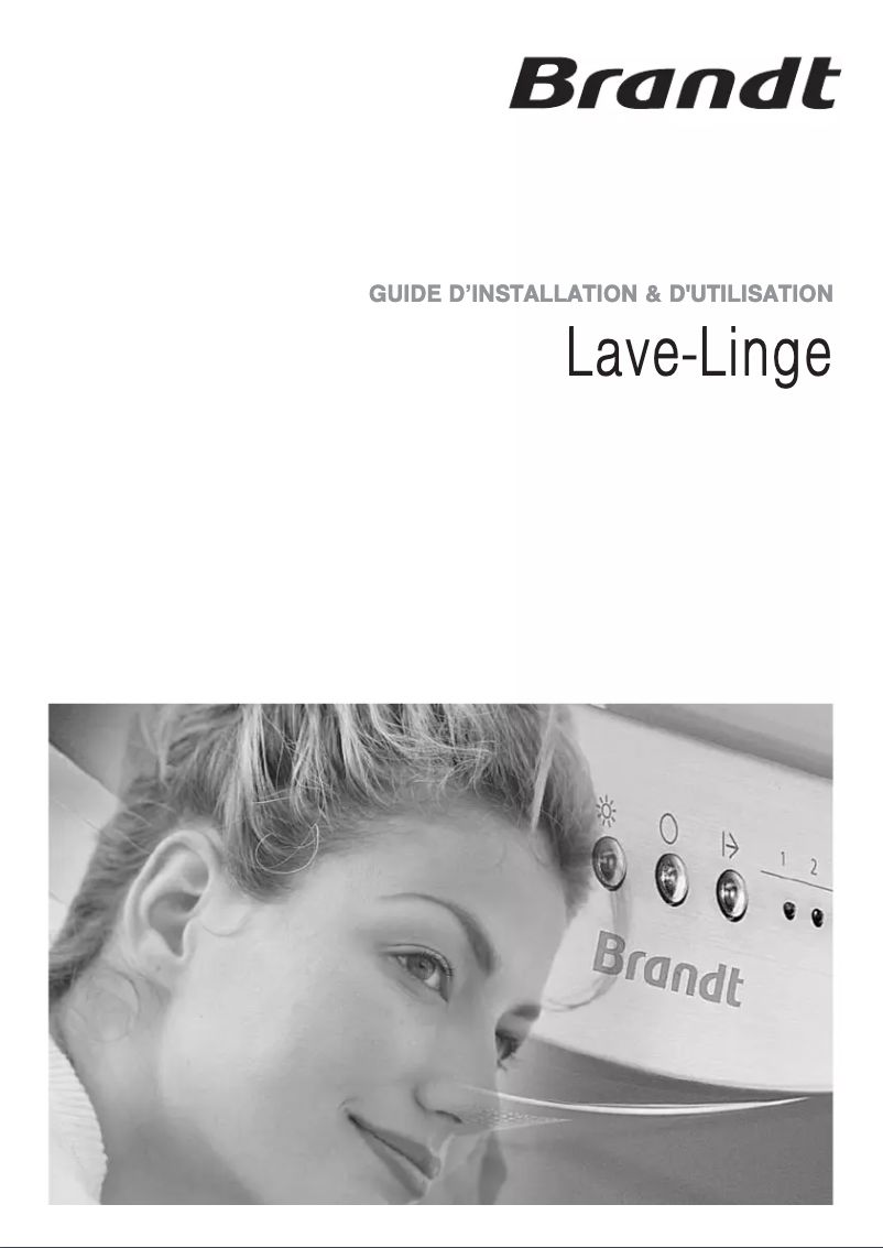 Page 1 de la notice Manuel utilisateur Brandt WTC1346SW