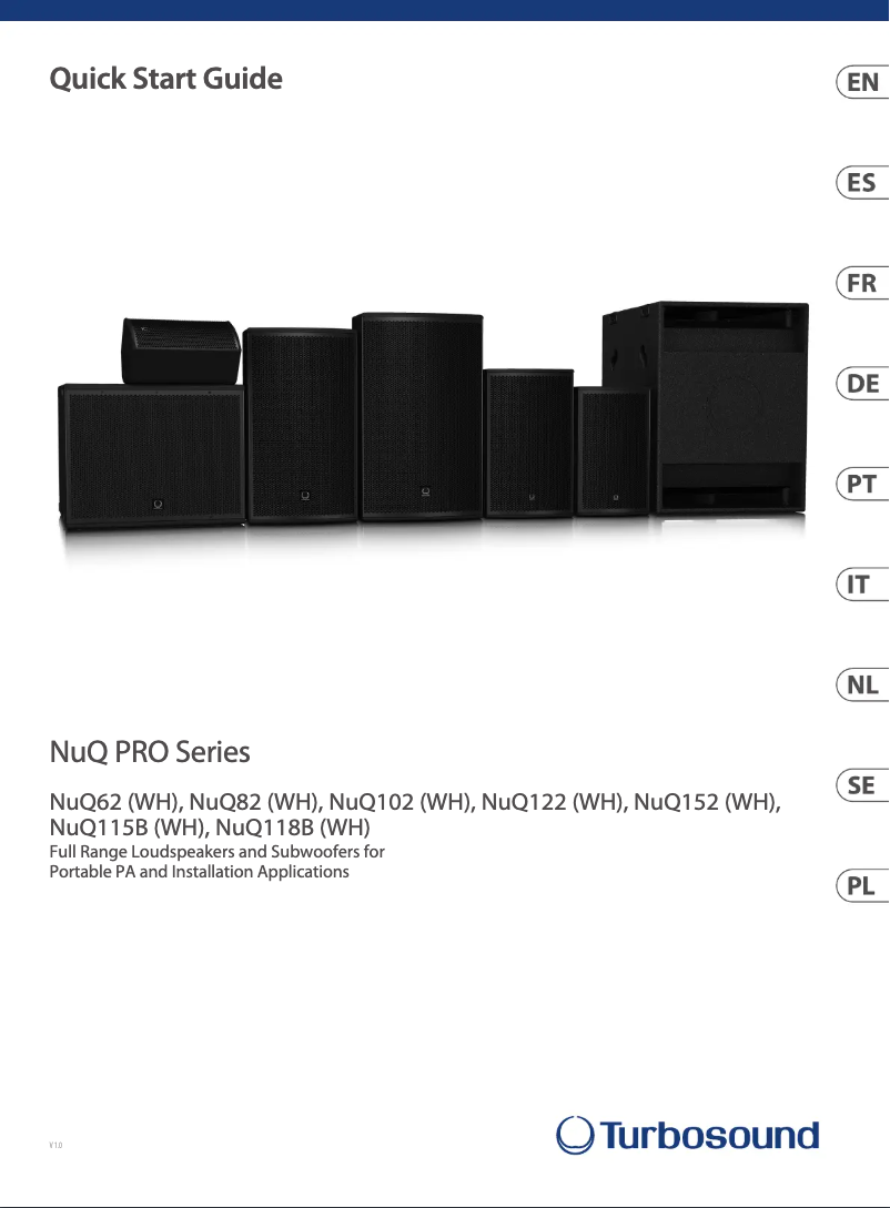 Image de la première page du manuel de l'appareil NuQ102